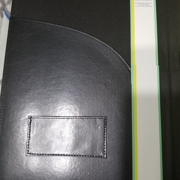 New Black Markings Padfolio with pad - Picture 2 of 9